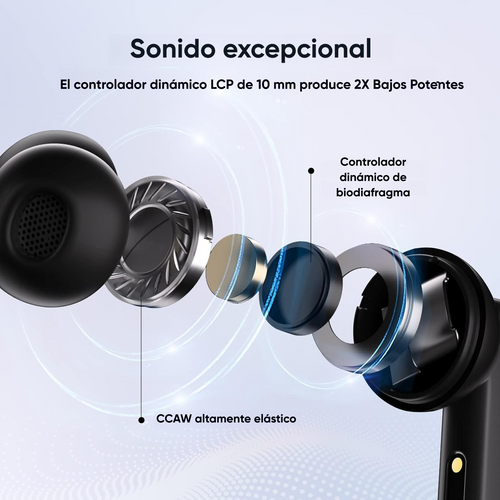 Audífonos Bluetooth In-ear Inalámbrico Qcy T13 Anc