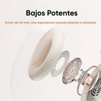 Auriculares Gamer QCY H2 Pro con Bluetooth y ENC Overhead