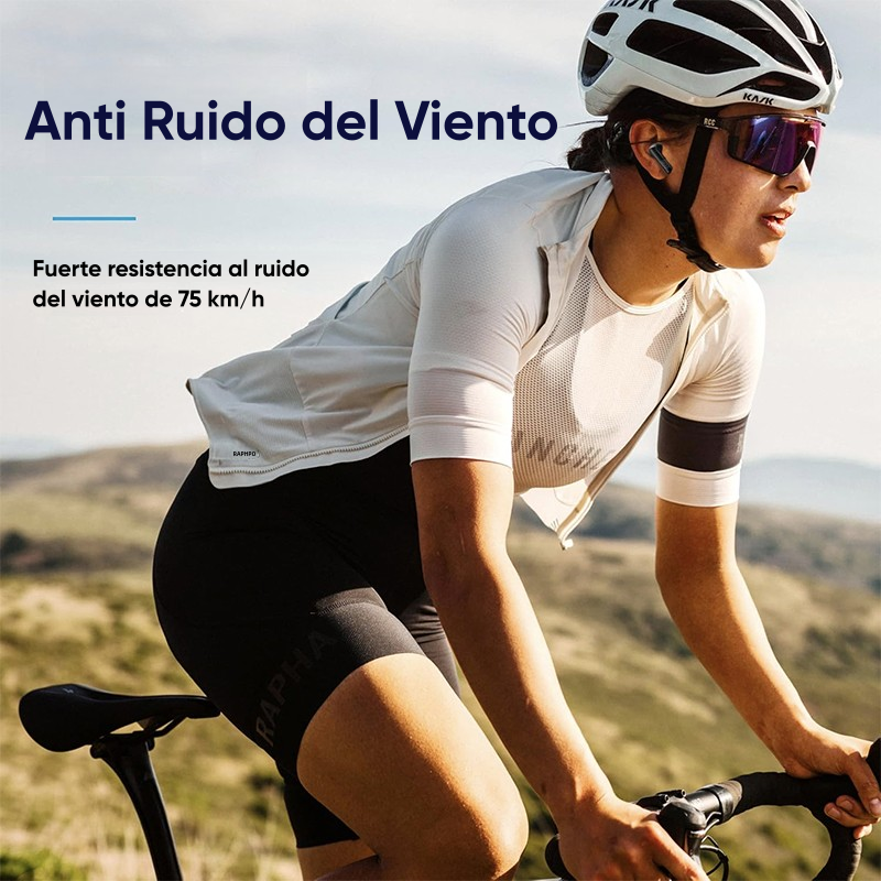 Audífonos QCY HT05 ANC Bluetooth 30h 6 Micros IPX5 Negro