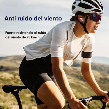 Audífonos QCY HT05 ANC Bluetooth 30h 6 Micros IPX5 Blanco