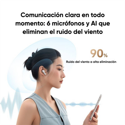 Audífonos QCY HT15 ANC 45dB Bluetooth Adaptativo Bajos Potentes