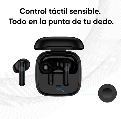 Audífonos QCY T13 ANC Bluetooth 5.3 Cancelación Ruido 30dB 30h