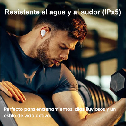 Audífonos QCY ArcBuds HT07 ANC 40dB Bluetooth 5.2 IPX5 Blanco