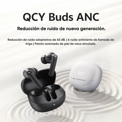 Audífonos QCY HT15 ANC 45dB Bluetooth Adaptativo Bajos Potentes
