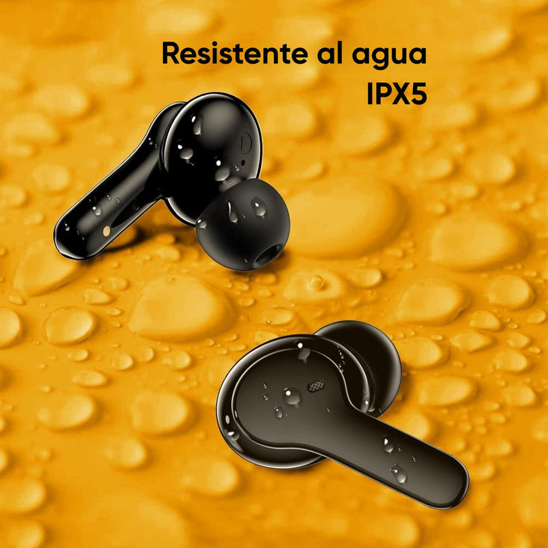 Audífonos In-ear Bluetooth Inalámbrico Qcy T13 Enc Con Manos Libres, 7.2mm Diafragmas, Bluetooth 5.1,bajos Potentes, 30h, 4 Micros Para Cancelación De Ruido, Sonido De Calidad, Color Negro