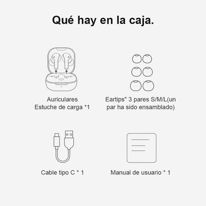 Audífonos In Ear Inalámbricos Qcy True Wireless Earbuds T13