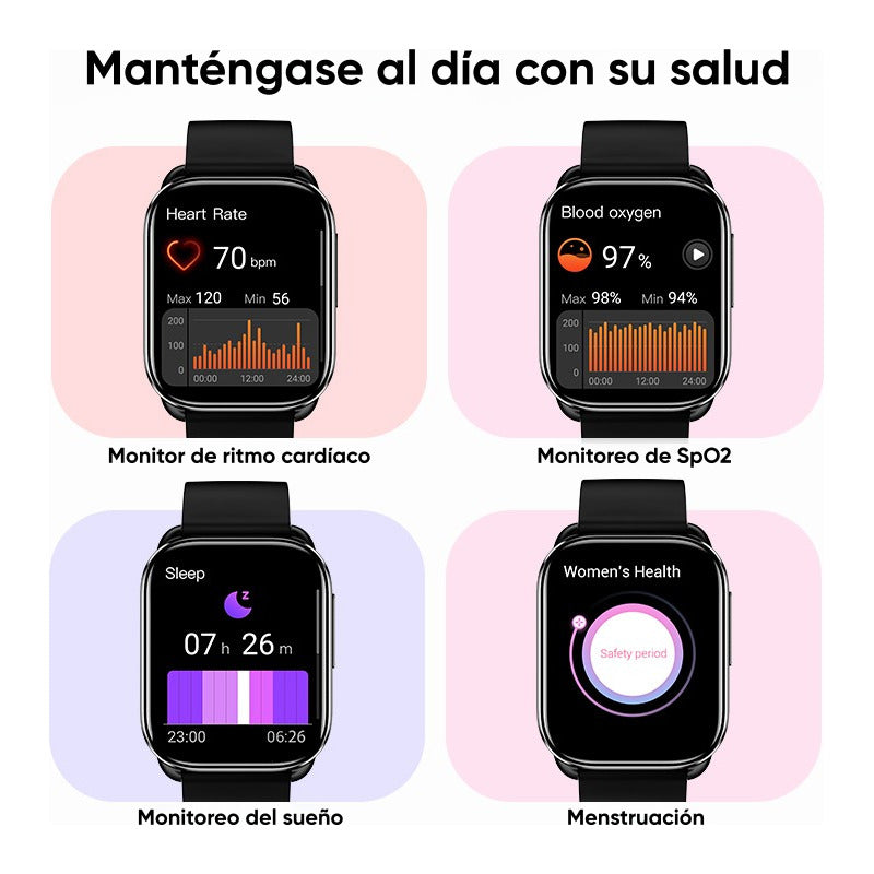 Qcy Smartwatch Gs S6 2.02  Reloj Inteligente