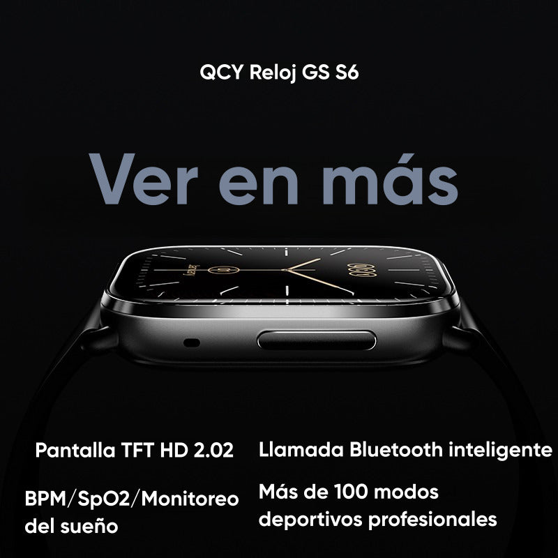 Qcy Smartwatch Gs S6 2.02  Reloj Inteligente
