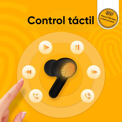 Auriculares Inalambricos In-ear Bluetooth Qcy T13 Negro