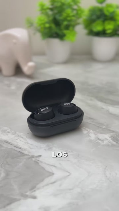 Audífonos QCY T27 Bluetooth 5.3 ENC IPX4 32h Ultra Ligeros Negro
