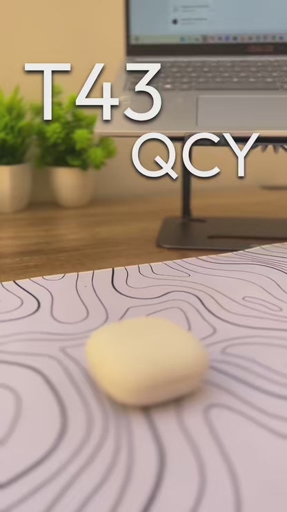 Audífonos QCY T43 Bluetooth 5.4 3.8g Hi-Fi 10mm 35h ENC IPX5